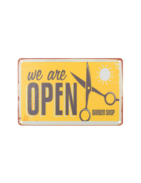 Decorative plaque barber b009