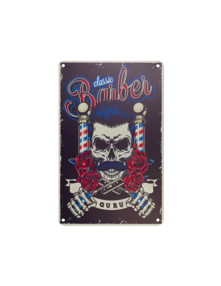 Decorative plaque barber b016