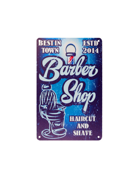 Decorative plaque barber b075