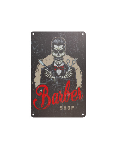 Decorative plaque barber b081