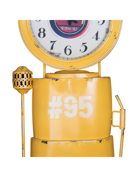 Decoration clock, distributor yellow