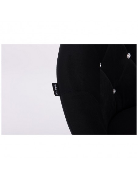 Hroove Salon Chair On Wheels - Black Bella Furniture Ireland BFHR8516CK