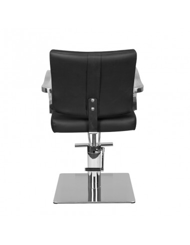 Gabbiano black lyon hairdressing chair