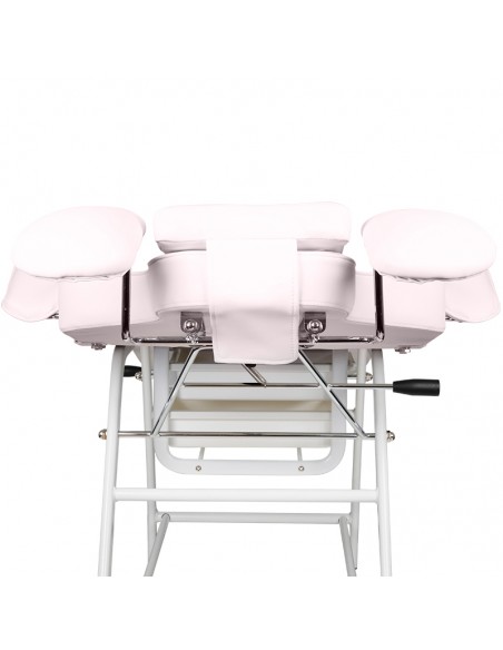 Ivette eyelash treatment chair pink
