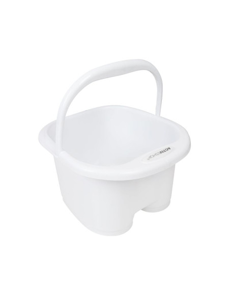 Pedicure bowl with rollers white lich