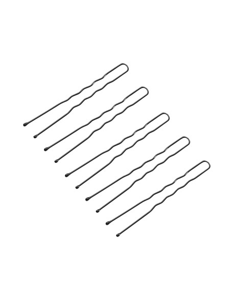 Hairdressing buns for hair e-65 300 pieces 6 cm black