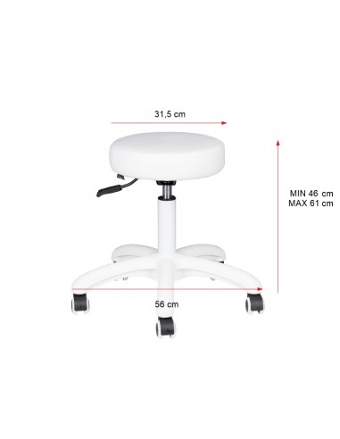 Cosmetic stool am-303-2 black