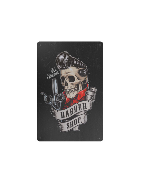 Decorative plaque barber b019