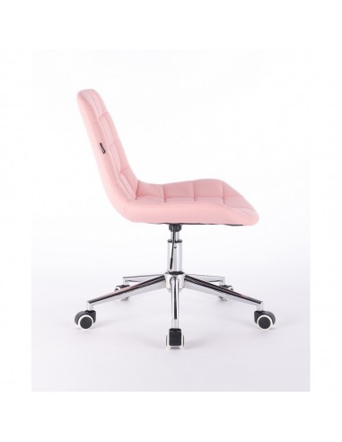 Hroove Salon Chair On Wheels - Pink Bella Furniture Ireland Dublin Scandinavian style BF590K