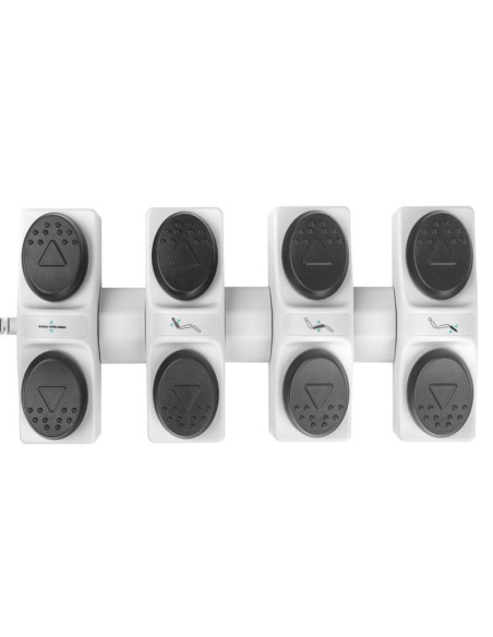 FOOT CONTROL FOR AZZURRO CHAIR 4 MOTORS WITH HEATING 