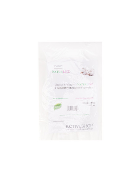 COTTON SCARF, NATURLINE 20x30 CM 100pcs