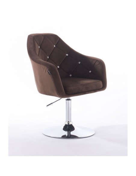 Hroove Salon Chair - Chocolate Bella Furniture Ireland BFHR830