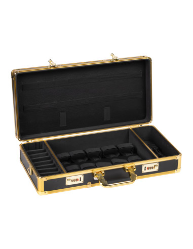 BARBER BLACK AND GOLD HAIRDRESSING SUITCASE