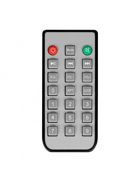 BOX PORTABLE STAND WITH BLACK SPEAKERS