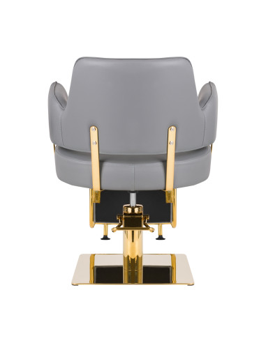 GABBIANO HAIRDRESSING CHAIR LINZ GOLD GREY