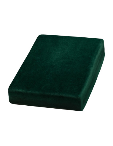 BOTTLE GREEN VELOUR SHEET