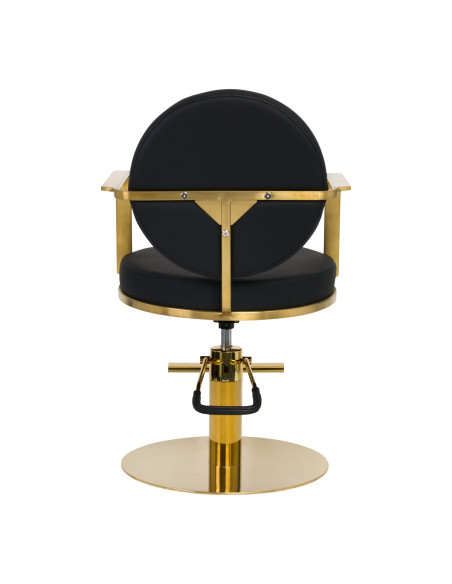 GABBIANO HAIRDRESSING CHAIR ARRAS BLACK GOLD