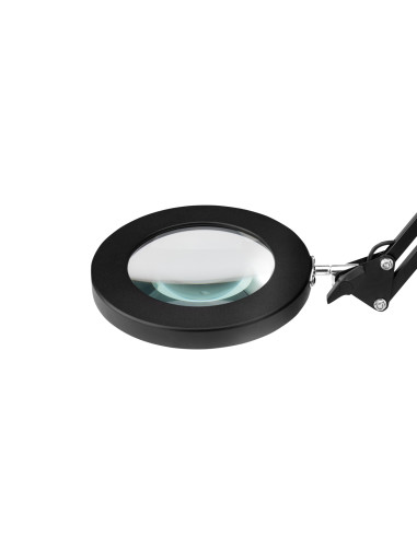 BLACK LED TABLE TOP MAGNIFIER LAMP GLOW 308