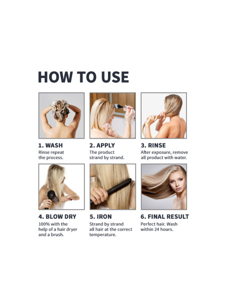 ALTERLOOK PROFESSIONAL VEG LISS Vegan Brazilian hair straightening 120ml + 30ml