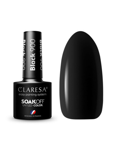 CLARESA Hybrid polish BLACK 900 -5g