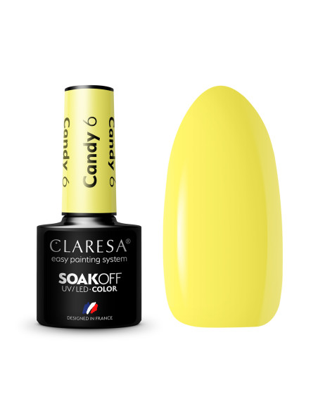 CLARESA Hybrid nail polish CANDY 6  