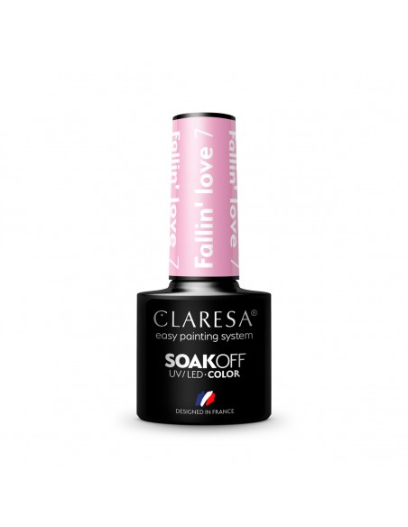 CLARESA Hybrid nail polish FALLIN "LOVE 7 -5g  