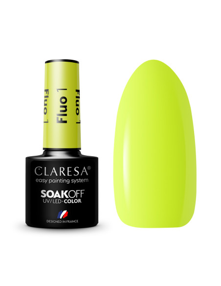 CLARESA Hybrid nail polish FLUO 1 -5g 