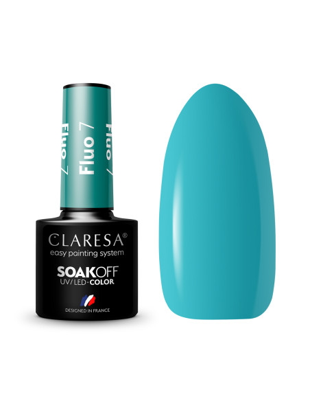 CLARESA Hybrid nail polish FLUO 7 -5g 