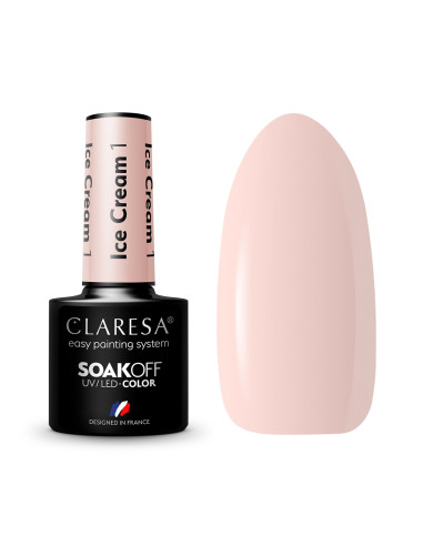 CLARESA hybrid polish Ice cream 1 -5g