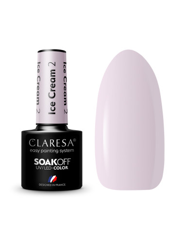 CLARESA hybrid polish Ice cream 2 -5g