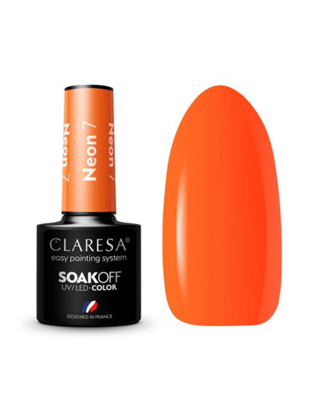 CLARESA Hybrid nail polish NEON 7 -5g
