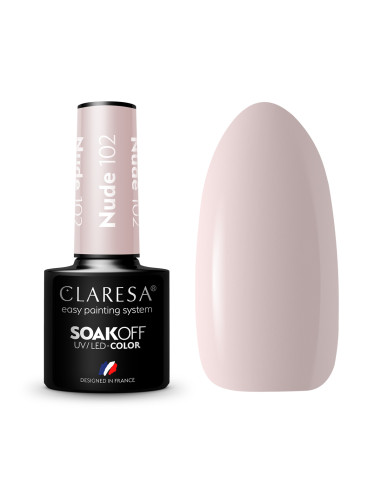 CLARESA Hybrid nail polish NUDE 102 -5g