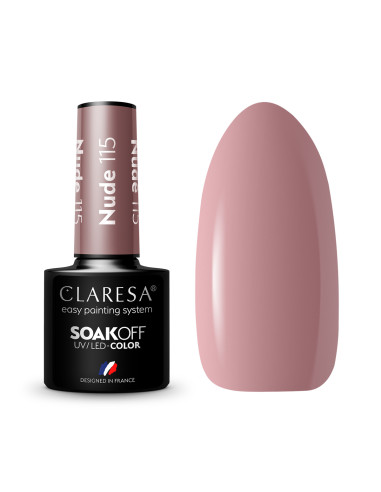 CLARESA Hybrid nail polish NUDE 115 -5g