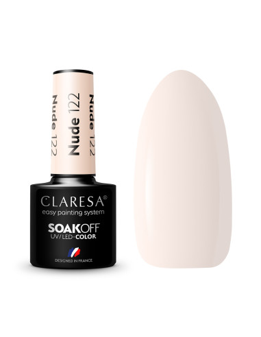 CLARESA Hybrid nail polish NUDE 122 -5g