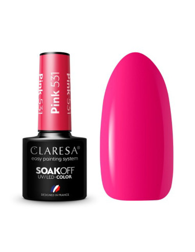 CLARESA Hybrid nail polish PINK 531 -5g