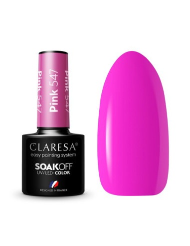 CLARESA Hybrid nail polish PINK 547 -5g