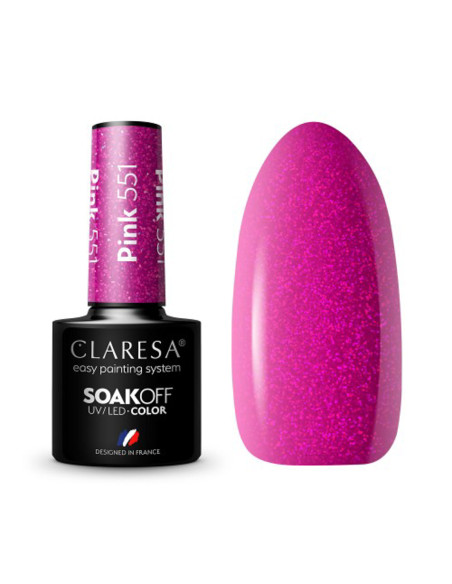 CLARESA Hybrid nail polish PINK 551 -5g