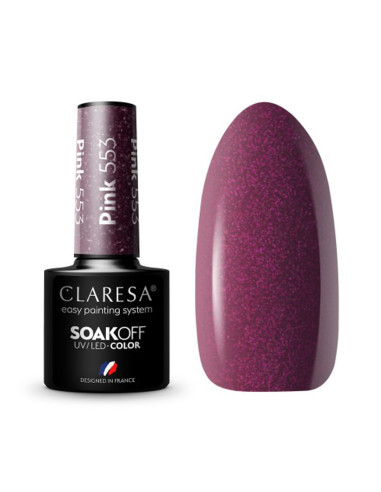 CLARESA Hybrid nail polish PINK 553 -5g