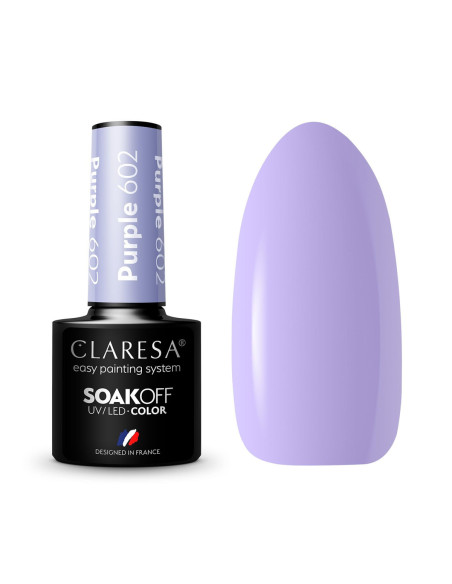 CLARESA Hybrid polish PURPLE 602 -5g