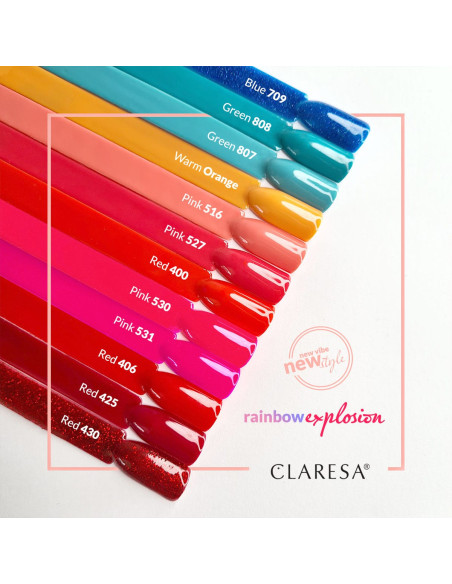 CLARESA Hybrid nail polish RED 400 -5g
