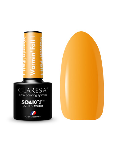 CLARESA Hybrid nail polish WARMIN "FALL 1 -5g