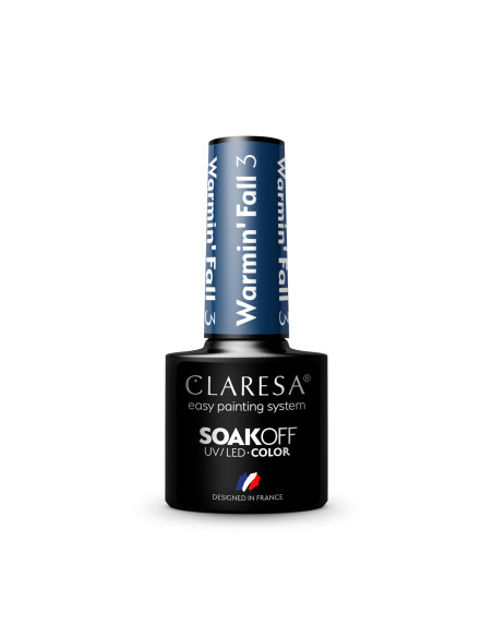 CLARESA Hybrid nail polish WARMIN "FALL 3 -5g