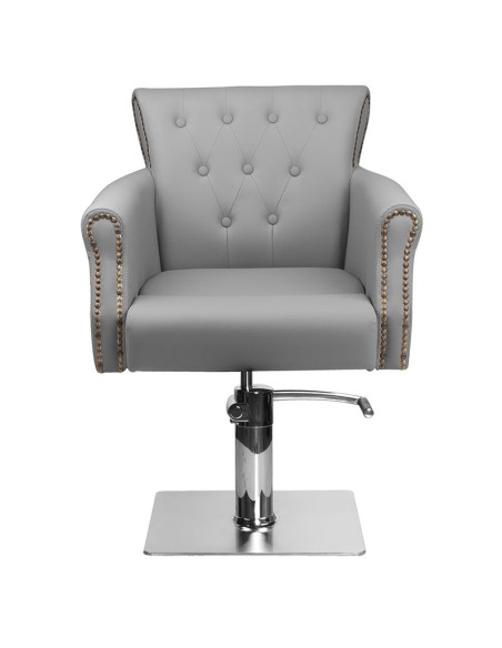 Hair system barber chair ber 8541 gray