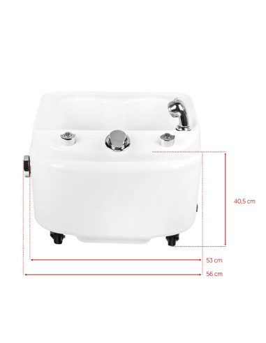 Azzurro tray for pedicure with hydromassage a023