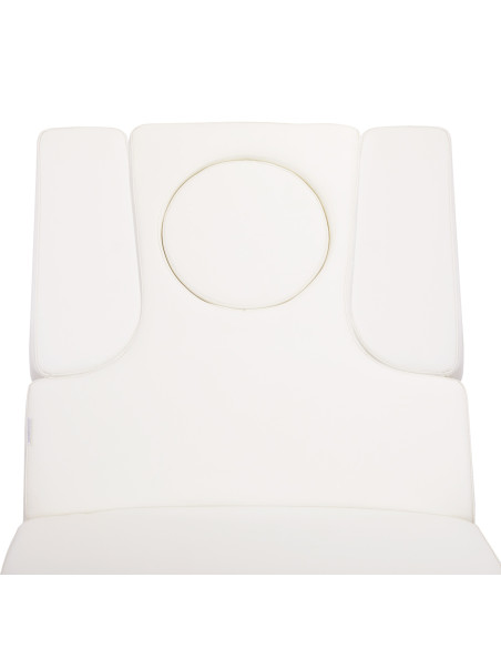 Spa cosmetic couch azzurro 815b in shiny white