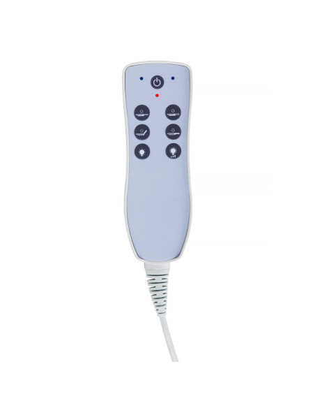 Spa cosmetic couch azzurro 815b in shiny white