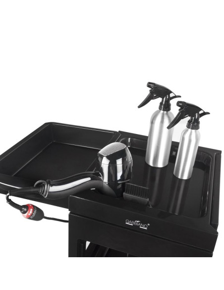 Gabbiano hairdressing trolley 048A black