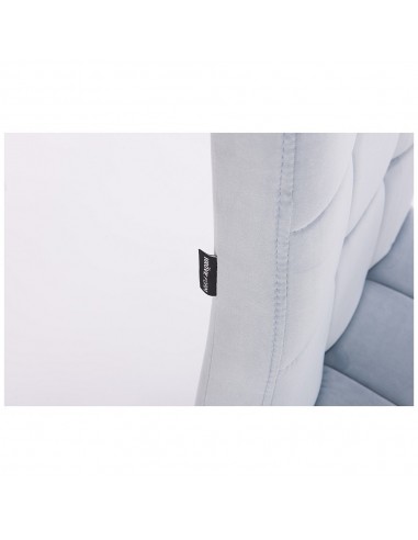 Hroove Salon Chair - Light Grey Velour Bella Furniture IrelandBFHR7009N