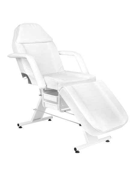 Basic 202 cosmetic chair with trays white 