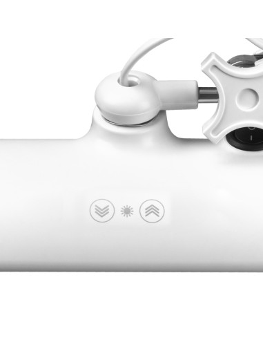 Elegant LED workshop lamp 801 l with a vice reg. white light intensity